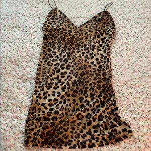 A cheetah dress